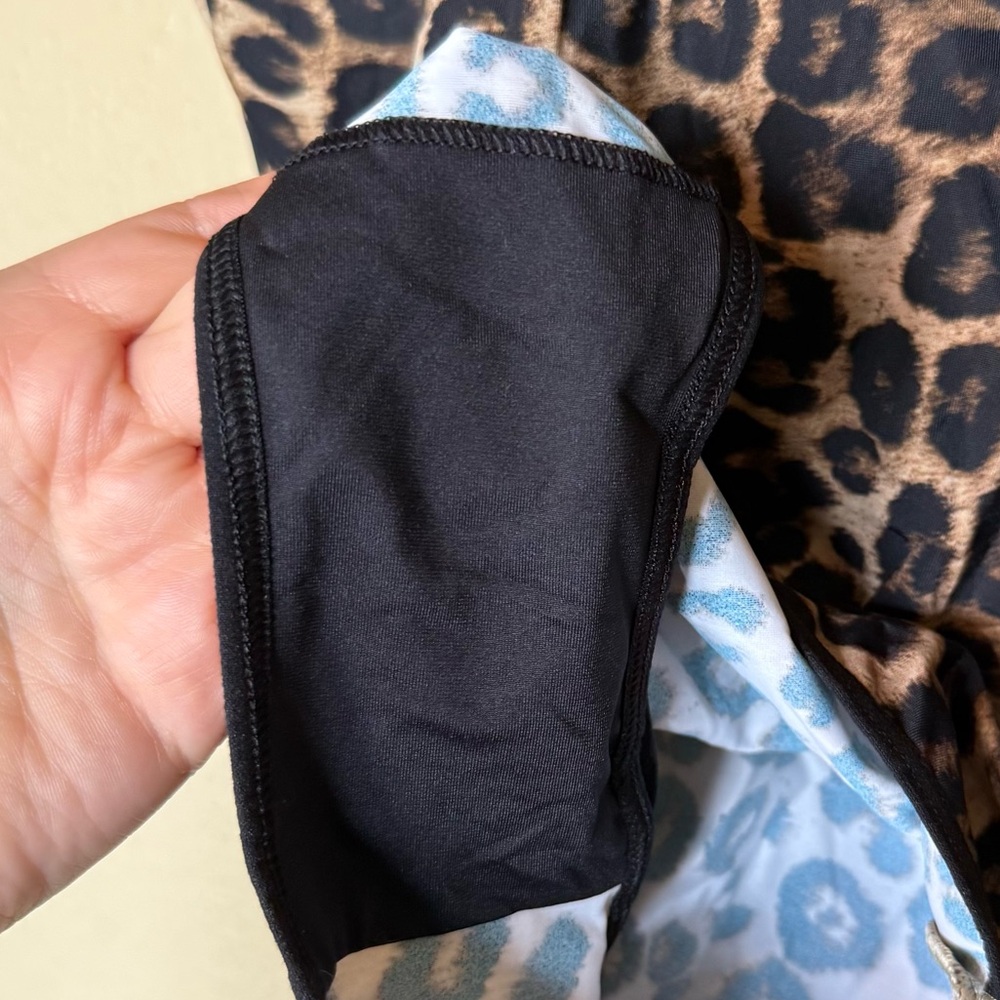NWT The Kooples Leopard Print One Piece Swimsuit Size 3 Large - Picture 6 of 8